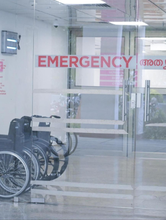 Emergency and trauma team at Smita Memorial Hospital, Thodupuzha