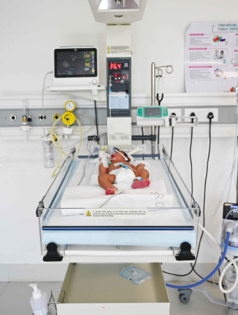 Neonatology department at Smita Memorial Hospital, Thodupuzha