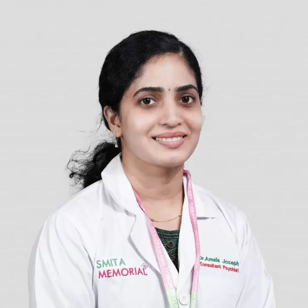 Dr. Amala J Kunnathoor, Consultant Psychiatrist at Smita Memorial Hospital, Thodupuzha