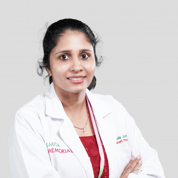 Dr. Amble Tom, Clinical Psychologist at Smita Memorial Hospital, Thodupuzha