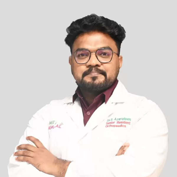 Dr. S. Azarudeen, Orthopaedic Surgery at Smita Memorial Hospital, Thodupuzha