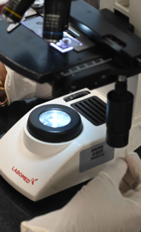 Laboratory at Smita Memorial Hospital, Thodupuzha